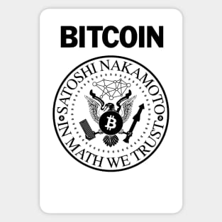 BITCOIN DECENTRALIZED PUNK ROCK - BLACK Sticker